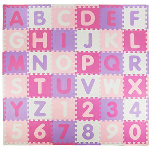 Penové puzzle inSPORTline Alfabino 30x30x1 cm, 36ks