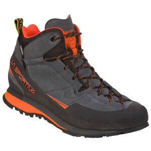 Pánske trailové topánky La Sportiva Boulder X Mid Carbon/Flame - 39