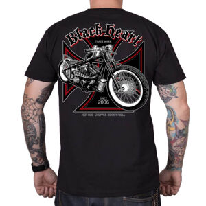 Tričko BLACK HEART Grinder čierna - 3XL