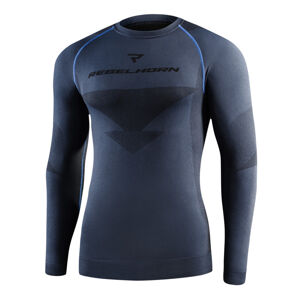 Moto thermo tričko Rebelhorn Freeze Jersey čierna - XL