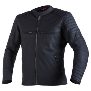 Kožená moto bunda Rebelhorn Hunter Pro CE Black - 5XL