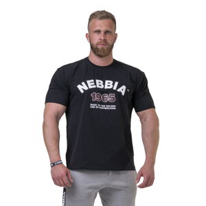 Pánske tričko Nebbia Golden Era 192 Black - XXL