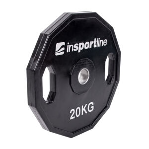 Pogumovaný olympijský kotúč inSPORTline Ruberton 20 kg