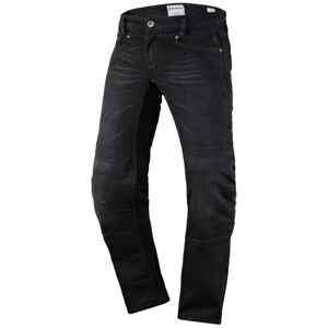 Dámske moto nohavice SCOTT W's Denim Stretch MXVII Black - 3XL (44)