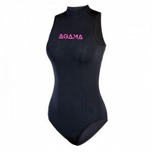 Dámske neoprénové plavky Agama Swimming Black - XXL