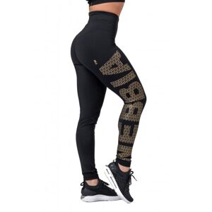 Dámske legíny Nebbia Gold Print 827 Black - XS