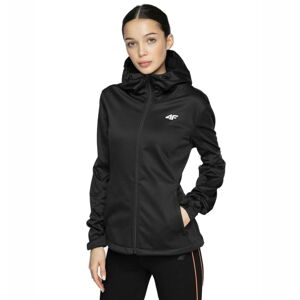 Dámska softshellová bunda 4F SFD350 DEEP BLACK - S
