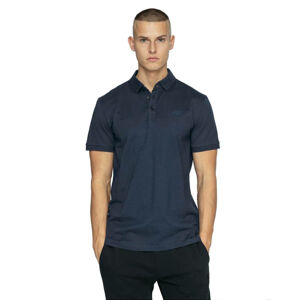 Pánske tričko s golierom 4F TSM355 DENIM - M