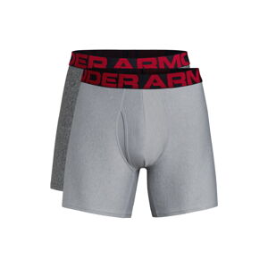 Pánske boxerky Under Armour Tech 3in 2ks Mod Gray Light Heather - XL