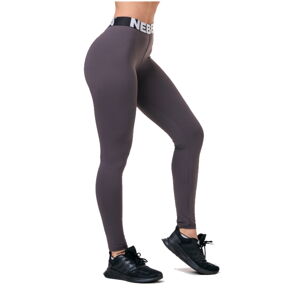 Dámske legíny so stredným pásom Nebbia Squat Hero Scrunch Butt 571 Marron - XS