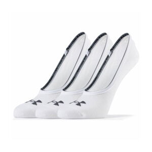 Nízke ponožky Under Armour Essential LOLO Liner 3 páry White - M