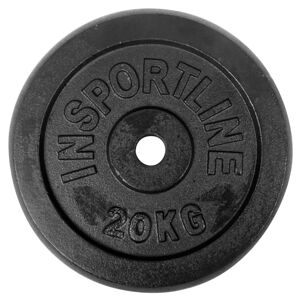 Liatinové závažie inSPORTline Castblack 20 kg