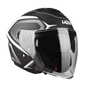 Moto prilba Lazer Tango Hexa Black-White Matt - S (55-56)