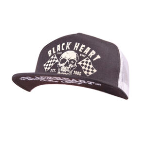 Šiltovka BLACK HEART Flag Trucker biela