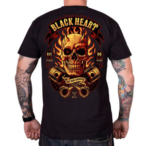 Tričko BLACK HEART Hell Boy čierna - 3XL