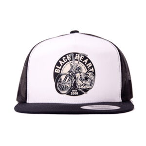 Šiltovka BLACK HEART Chopper Trucker biela