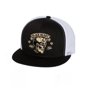 Šiltovka BLACK HEART Devil Skull Trucker čierna