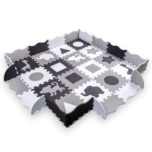 Penové puzzle s ohrádkou inSPORTline Trastino 30,5x30,5x1 cm, 36ks