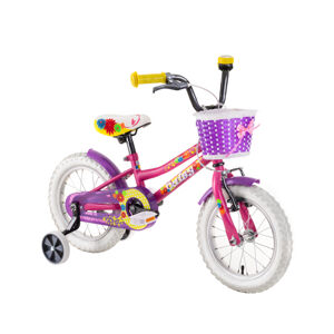 Detský bicykel DHS Daisy 1602 16" 4.0 Pink