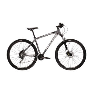 Horský bicykel Kross Hexagon 7.0 29" - model 2022 grafitová/biela/čierna - S (17", 174-180 cm)