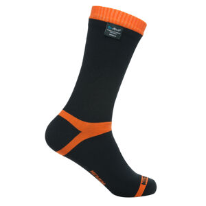 Nepremokavé ponožky DexShell Hytherm PRO Tangelo Red Stripe - S