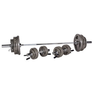 Olympijský nakladací set inSPORTline Hamerton 180 cm+50 cm/50 mm 150kg