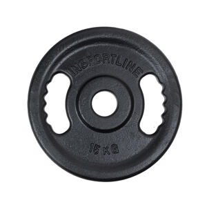 Liatinový olympijský kotúč inSPORTline Castblack OL 15 kg 50 mm