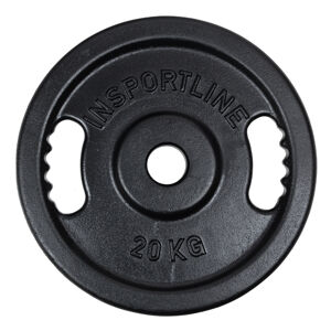 Liatinový olympijský kotúč inSPORTline Castblack OL 20 kg