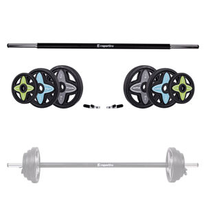 Činkový set inSPORTline Pumpstar 2-20 kg - 2. akosť