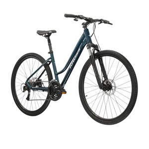 Dámsky crossový bicykel Kross Evado 3.0 28" Gen 005 tyrkysová/šedá - M (17", 158-170 cm)