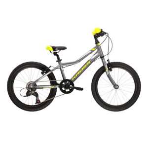 Detský bicykel Kross Hexagon Mini 1.0 SR 20" - model 2021 Graphite / Lime / Silver Glossy - 11"