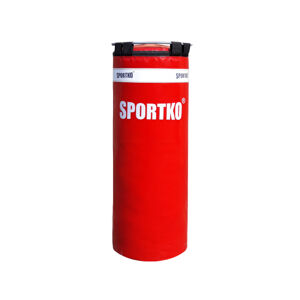 Detské boxovacie vrece SportKO MP5 29x75 cm červená