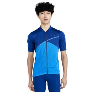 Pánsky cyklistický dres CRAFT CORE Endurance Logo modrá - 3XL