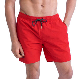 Pánske kúpacie kraťasy Jobe Swimshorts Red - S