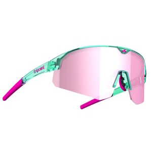 Športové slnečné okuliare Tripoint Lake Victoria Transparent Neon Turquoise Brown /w Pink Multi Cat.3