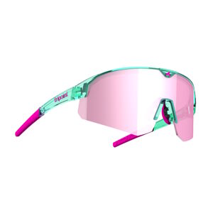Športové slnečné okuliare Tripoint Lake Victoria Small Transparent Neon Turquoise Brown /w Pink Multi Cat.3