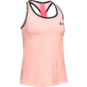 Dievčenské tričko Under Armour Knockout Tank Peach Frost - YL