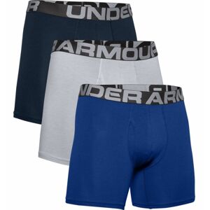 Boxerky Under Armour Charged Cotton 6in 3ks Royal - M