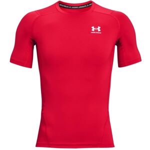 Pánske kompresné tričko Under Armour HG Armour Comp SS Red - L