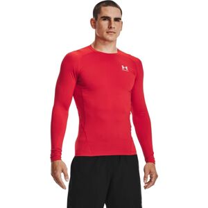 Pánske kompresné tričko Under Armour HG Armour Comp LS Red - S