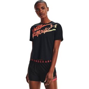 Dámske tričko Under Armour Live Chroma Graphic Tee Black - XS