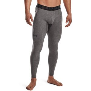 Pánske kompresné legíny Under Armour CG Armour Leggings Charcoal Light Heather - XXL