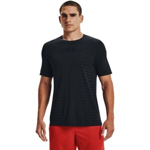 Pánske tričko Under Armour Seamless Wordmark SS Black - XL