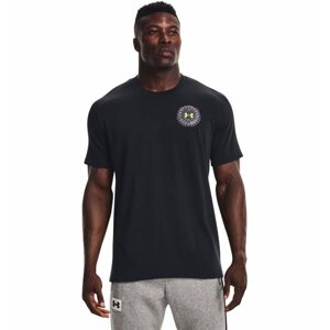 Pánske tričko Under Armour Alma Mater Crest HW SS Black - M