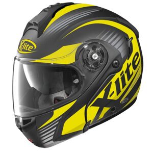 Moto prilba X-Lite X-1004 Nordhelle N-Com Flat Black-Yellow čierno-žltá - XS (53-54)