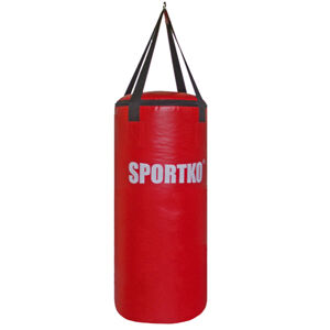 Detské boxovacie vrece SportKO MP6 29x75 cm červená