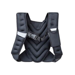 Záťažová vesta inSPORTline Klaper 5 kg čierna