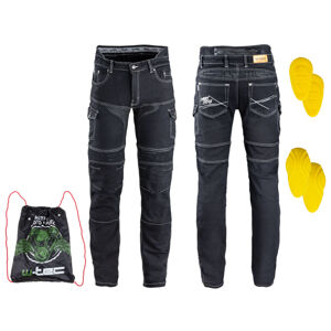 Pánske moto jeansy W-TEC Aredator EVO čierna - 38