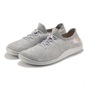 Pánske barefoot topánky Brubeck Merino Light Grey - 45