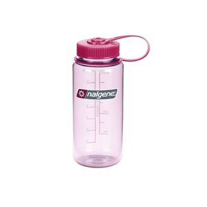 Outdoorová fľaša NALGENE Wide Mouth 500 ml Clear Pink 16 WM